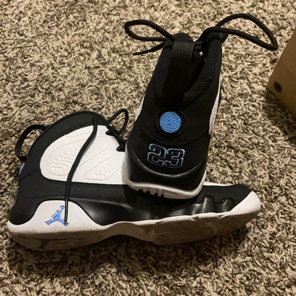 Jordan 9 Retro grade school size 5.5